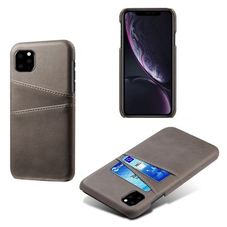 Dual Card iPhone 11 deksel - Grå