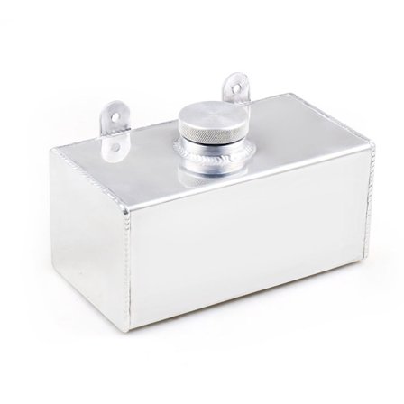 Polerad vindrutespolare flaska intercooler spray för tankreservoar aluminium