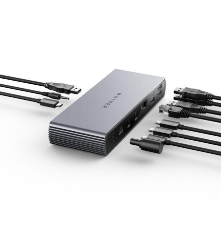 Targus HyperDrive - dokkingstasjon - USB-C / Thunderbolt 4 - 11-slot - HDMI, 2 x Thunderbolt - 2.5GbE