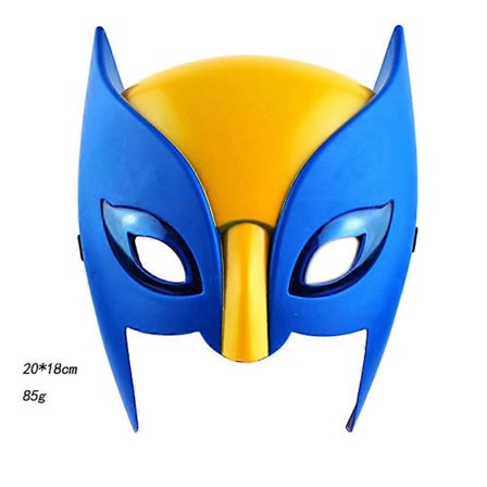 Wolf Wolverine Cosplay Rekvisita Wolverine Mask Klo Kap Halloweenfest Rollspel Finfräsch (FMY)