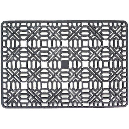 Oppvaskkummatte Kjøkkenvaskbeskytter for bunn, rustfritt stål eller porselensvask, silikon grå Nei