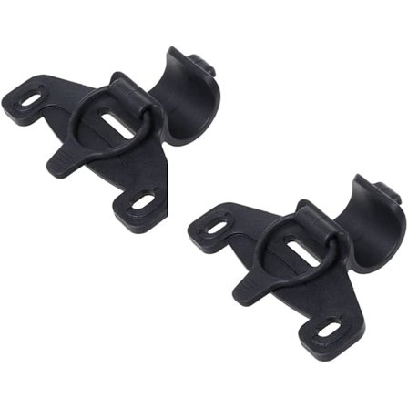 2-delt svart sykkelpumpefeste universal pumpeklemme sykkel