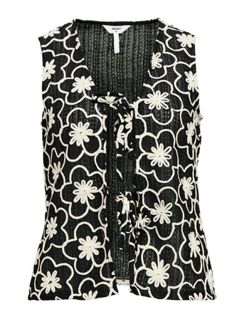 Object Objcalla Re S/L Tie Top 138 - Black - 34