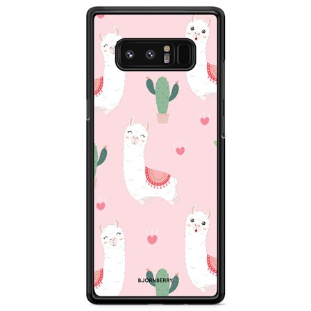 Bjornberry Skal Samsung Galaxy Note 8 - Lama Mönster