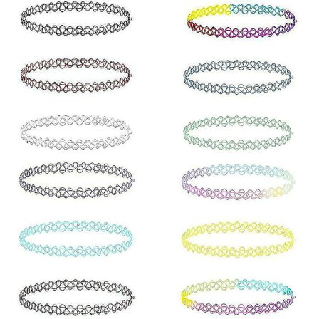 12 st plastskönhetshalsband smaklösa halsband damer. Tatueringshalsband Choker. Svart