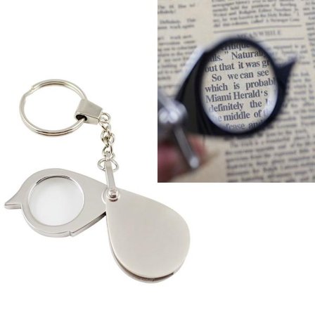 1 kpl 10X metallista taittuva jalokivi suurennuslasi suurennuslasilla