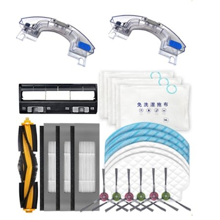 23 stk Rengøringsklud-servietter til Deebot Ozmo T8 Støvsuger Hjemmerengøringsværktøj Tilbehør