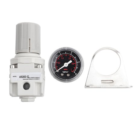 AR2000 Luftkällabehandling Lufttrycksregulator SMC Typ Tryckreduceringsventil