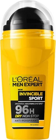 L'Oréal Paris Men Expert Invincible Deo Roll-On 50 ml, Parfumer & Dufte, Deodorant, Til Ham