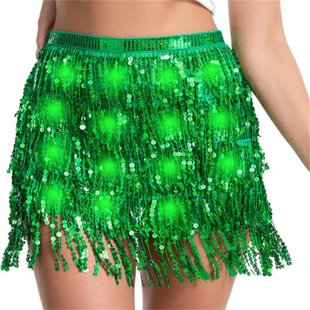 Midja Scarf Höftscarf Kjolar GRÖN