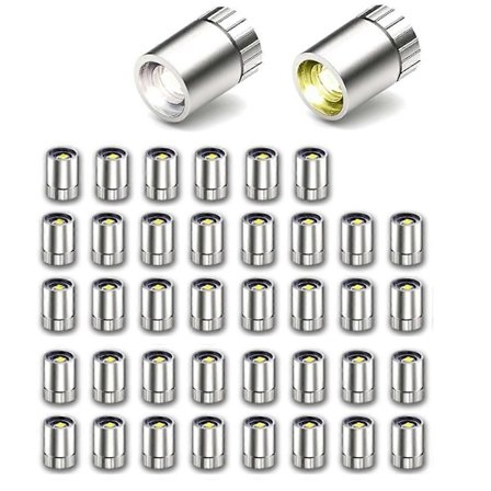 40 stk. Miniature LED-lys, Små Lys til Håndarbejde, Miniature Lys Batteridrevet, Indendørs Udendørs Dekorationsartikler