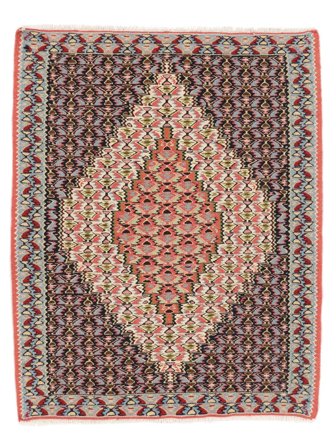 Lite Kelim Senneh Fine Teppe 77X95 Ull