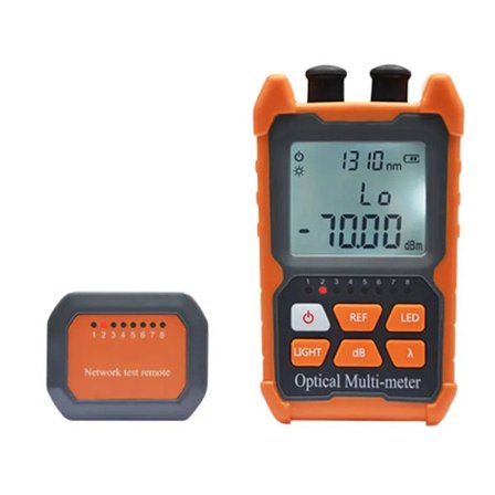 Optisk Fiber Power Meter Kabel Tester Interface Fiber Tester