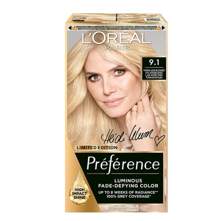 L'Oréal Paris Préférence Permanent Hårfarve 9.1 Viking Ash Blonde, Hår, Shampoo, Hårshampoo