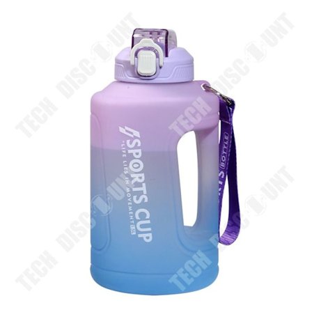 Graduointipullo - TECH DISCOUNT - 1,5L - Kannettava - Sinivioletti - Turvalliset materiaalit