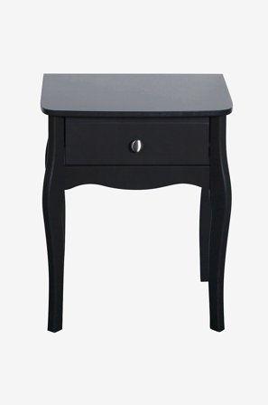 Loft24 - Yöpöytä Baroque - Musta - Yöpöydät - - Homeroom