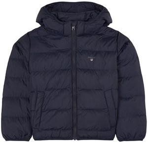 Kids - GANT Evening Blue Branded Puffer Jacket 146/152 cm - Coats and jackets - 146/152 cm - Navy - Junge