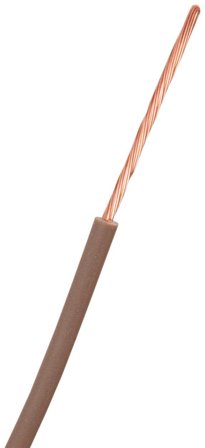 Nexans RQ Koblingskabel 1 x 1 mm² lederområde, brun 1 mm², Stikkontakter & kabler