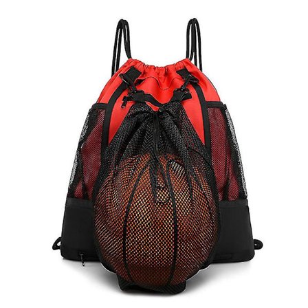 Gym Dragsko Väska Cool Basket Fotboll Ryggsäck röd