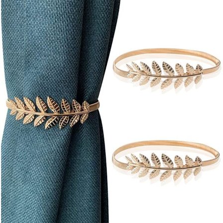 2 stk gardinholdere, magnetiske gardinholdere, W