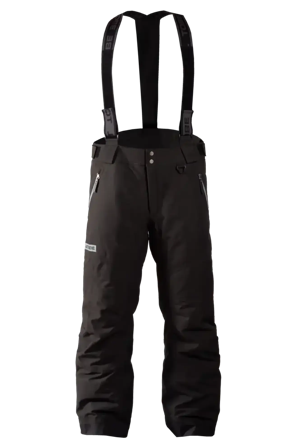 Pantalones de Nieve Aislados TOBE Ember Negro Azabache M