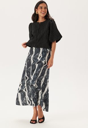 Bubbleroom Ateljé - Wrap Maxi Skirt - Kläder Omlottklänning