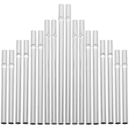 60 st Vindspel Utomhus Vindspels Tillbehör Gör-det-själv Vindspelsdelar Vindspel Gör-det-själv Rör Metall Vindspelsrör