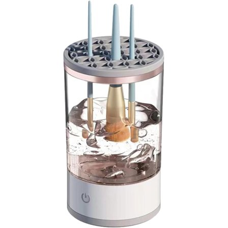 Makeup Brush Cleaner Machine - Elektrisk Makeup Brush Washer | 8W Kosmetisk Brush Spinner Tool | laddningsbar Makeup Rengöringsmaskin
