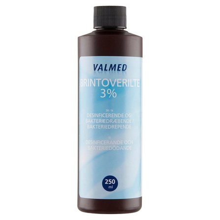 ValMed Brintoverilte 3% 250 ml, Medicin & Pleje, Sårpleje, Brintoverilte