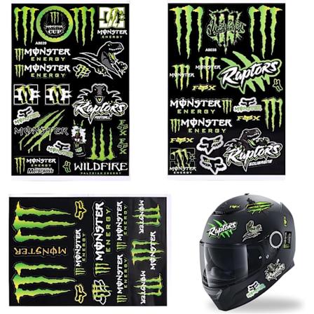 3 kappaletta moottoripyörän tarraa, Monster Claw -brändin tarra, pienet muutokset urheiluautoihin 50 mallia Henkilökohtaiset moottoripyörän tarrat