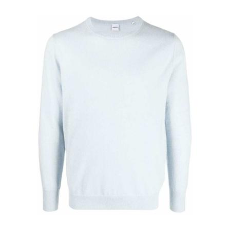 Aspesi, Round-neck Knitwear Blauw, Heren, Maat:L
