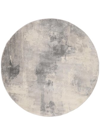 Mila Ø 200 Grau Rund Teppich