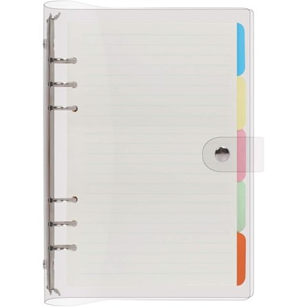 A5 Ringbind 6 Runde Ringe Klar