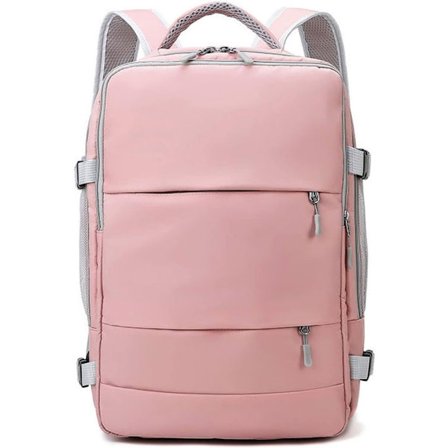 Campus Ryggsäck - Laptop Ryggsäck - Vattentät och Stöldsäker - Stor Kapacitet - Unisex - Rosa