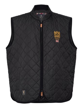 Morris Trenton Quilted Vest - Black - XL