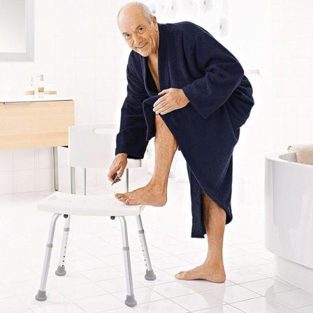 Ridder Badrumsstol 100 Kg Vit A00602101 Vit