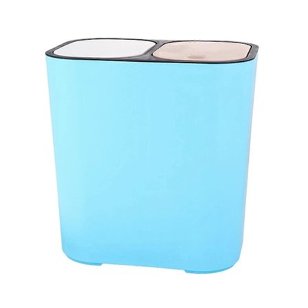 Inomhus Papperskorg Badrum Avfallskorg 15 Liter/15L Kapacitet Sopbehållare Papperskorg för Sovsal Smalt Utrymme Toalett Hem