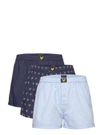 Darwin Underwear Boxer Shorts Marineblå Lyle & Scott*Betinget Tilbud