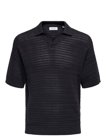 ONLY & SONS | Onsthiago Ds 7 Ss Resort Crochet Polo | L