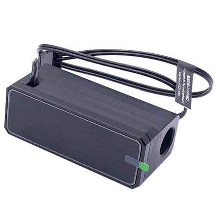 Sort /Sølv G1/4" Tråd Digitalt Display OLED Computer Vandkøling Termometer