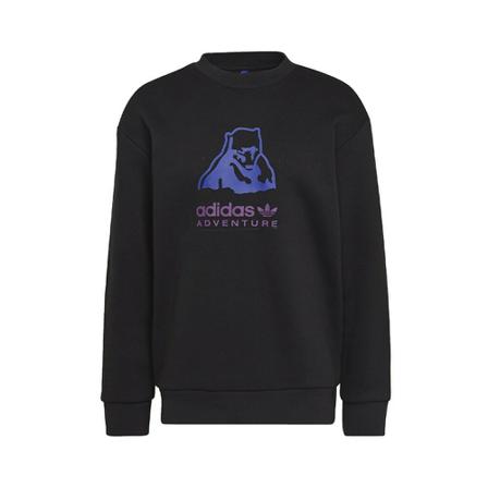 Adidas Originals, Polar Bear Crewneck H09048 Zwart, Heren, Maat:S
