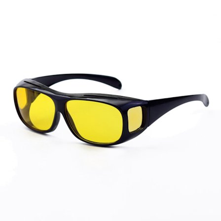 1-pak briller til natkørsel LHD bilbriller - til mørkekørsel Sort