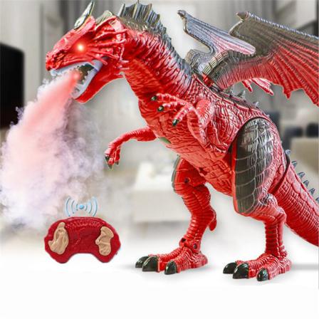 Dinosaur Spray Dragon Elektrisk Fjärrkontroll Barnleksak