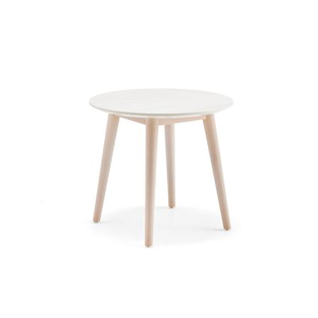 Kaffeetisch IVY, Ø500x440 mm, weiß
