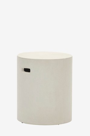 Kave Home - Fotpall Aiguablava - Vit - Pallar - Från Homeroom