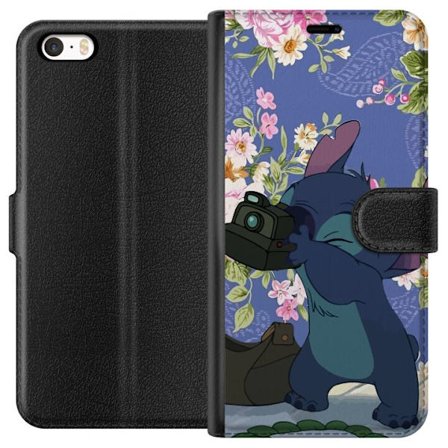 Kompatibelt Lommeboketui til Apple iPhone SE (2016) Stitch med kamera
