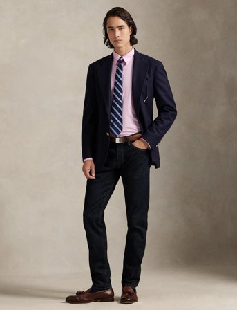 Polo Ralph Lauren Custom Fit Stretch Oxford Shirt - Pink - XS