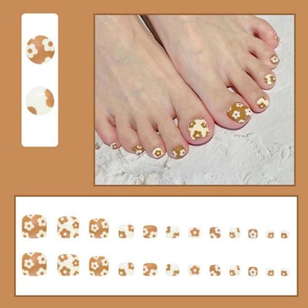 Falske tånegler White Edge 4 4