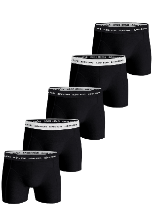 Björn Borg Cotton Stretch Boxer 5P Underkläder Herr Flerfärgad S
