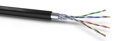 VOKA 1000MHz ErdKabel CAT7a Halo S-STP(S/FTP) XLAN 100m Rin